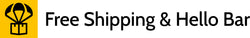 Free Shipping & Hello Bar